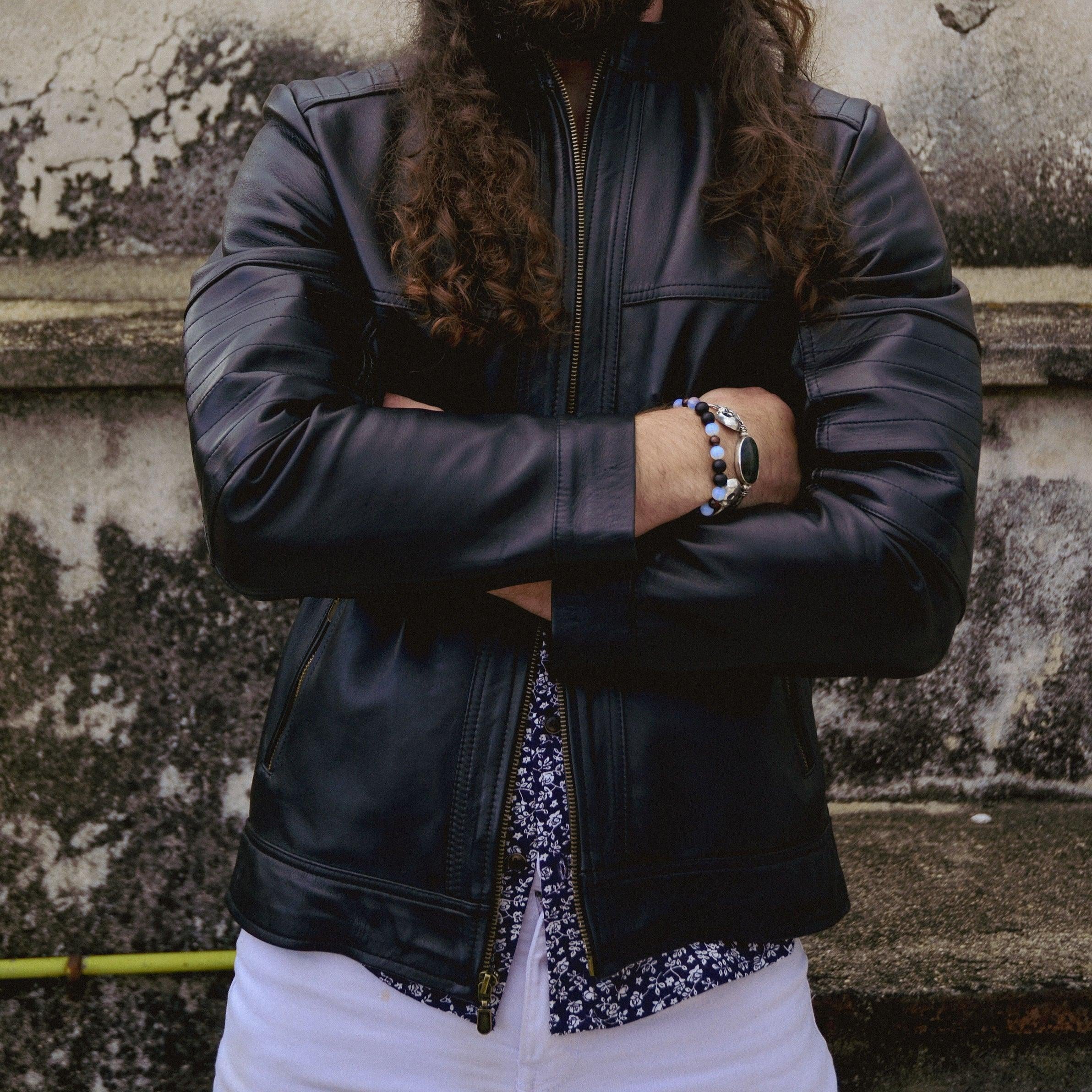 Chamarra Jack Azabache - Decimetro expertos en piel